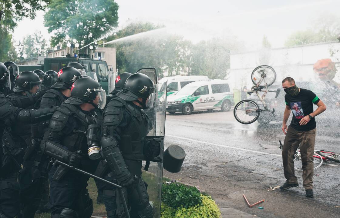 Šaulių pratybos Kauno rajone