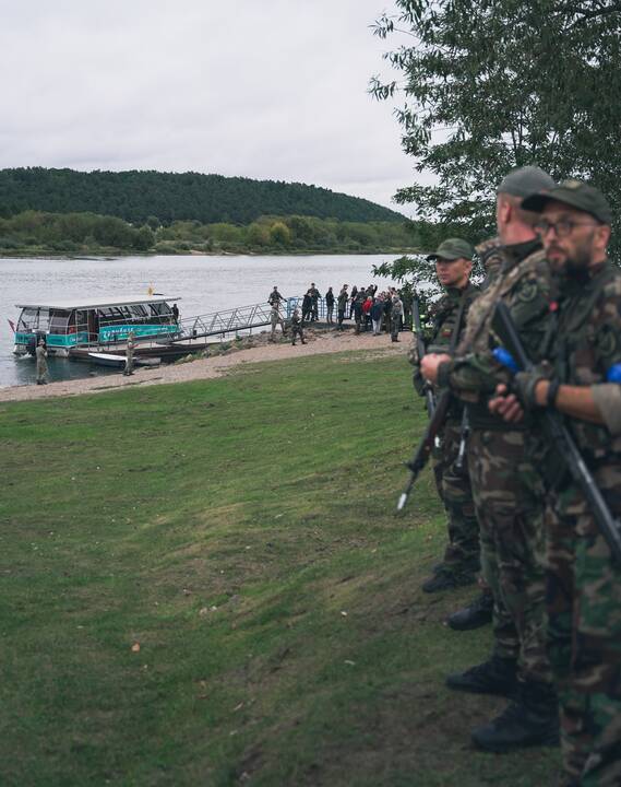 Šaulių pratybos Kauno rajone