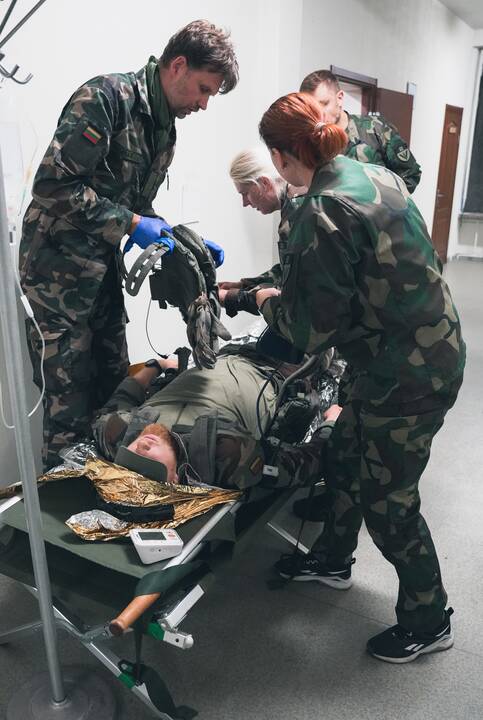Šaulių pratybos Kauno rajone