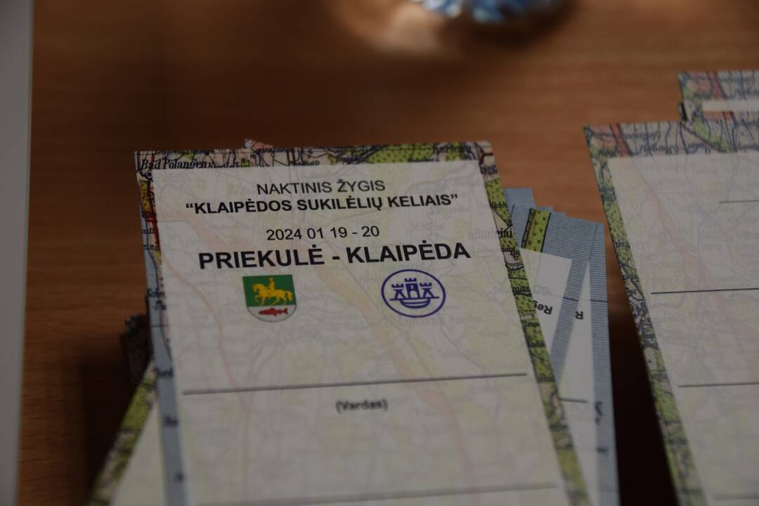 Priekulėje – naktinis žygis