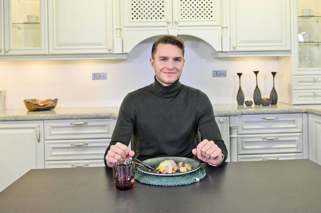 Martynas Kavaliauskas su žmona Ugne