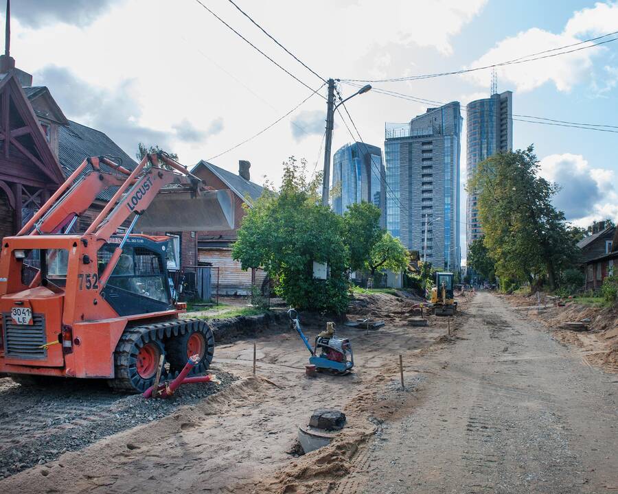 Šnipiškės tapo milžiniška statybų aikštele