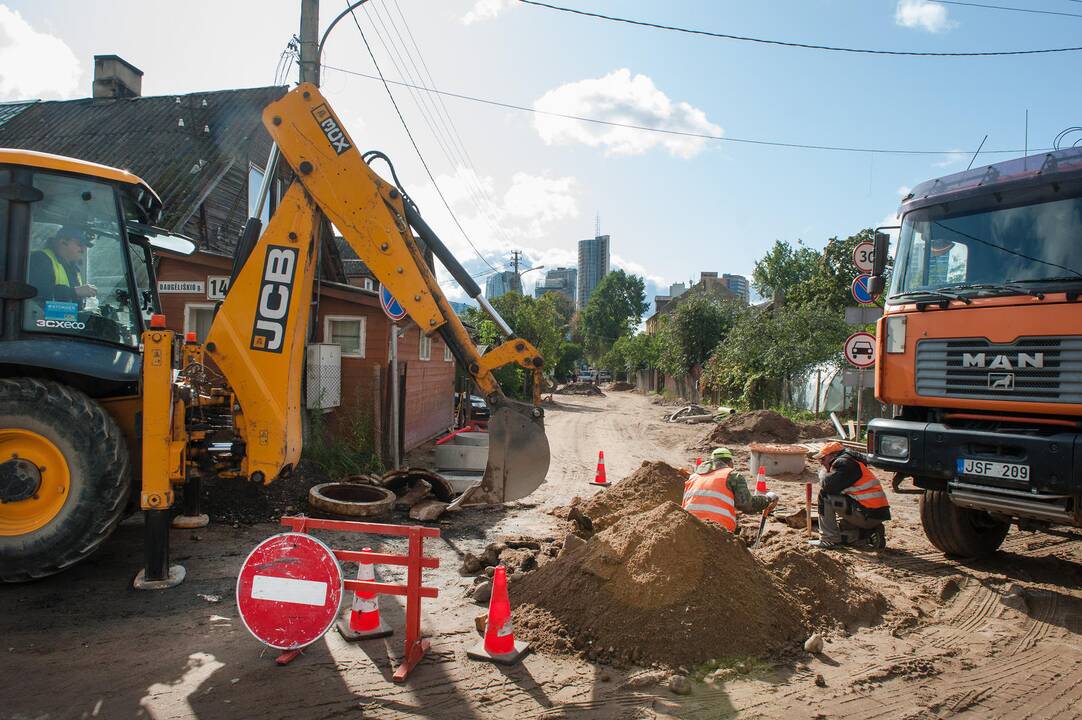 Šnipiškės tapo milžiniška statybų aikštele