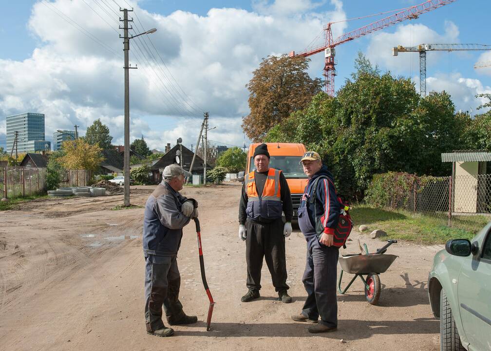 Šnipiškės tapo milžiniška statybų aikštele