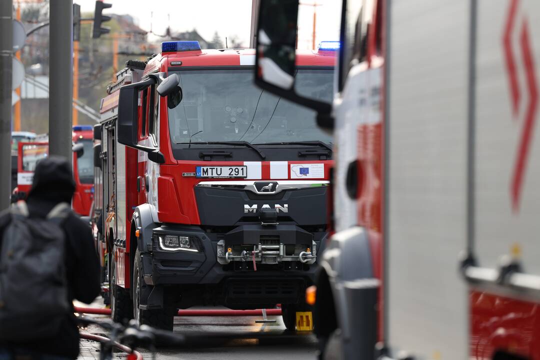Kaune, Jurbarko gatvėje, kilo gaisras