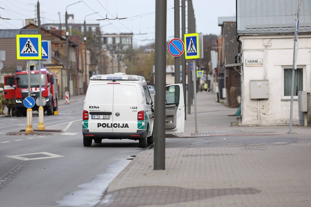 Kaune, Jurbarko gatvėje, kilo gaisras