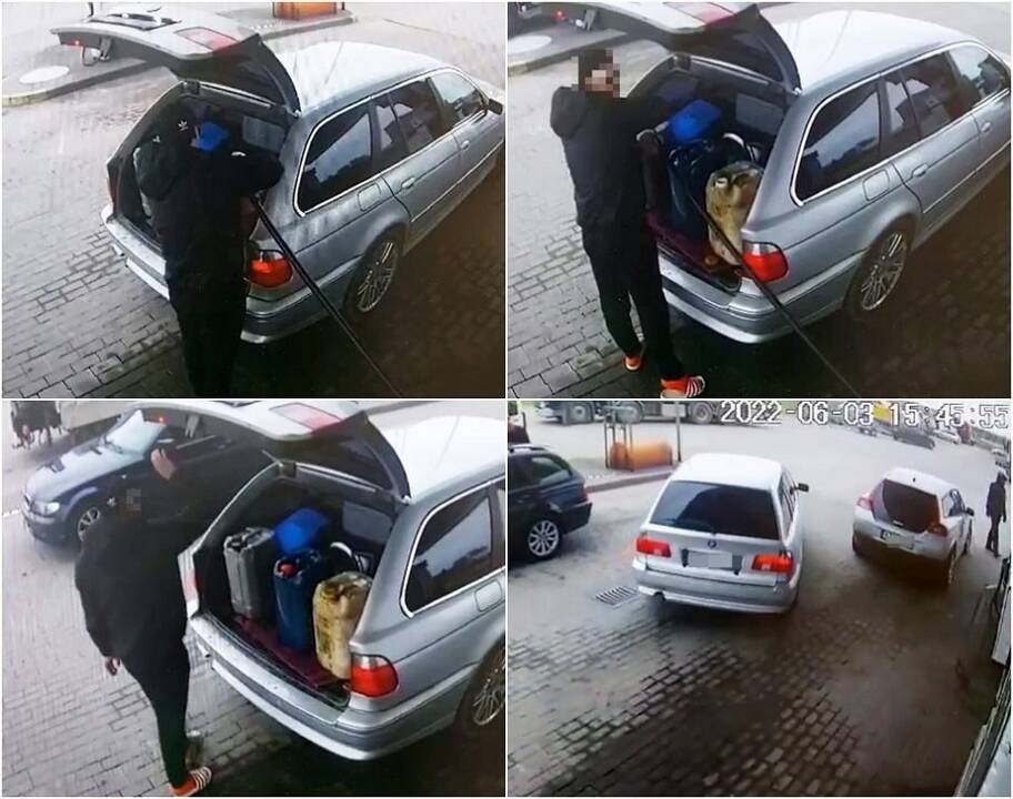Įžūlios vagystės iš Klaipėdos apskrities degalinių: įtariamasis – sulaikytas (papildyta)
