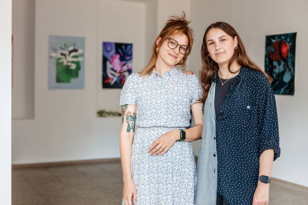 Patogu: Agnė ir Armanda kviečia užsukti į galeriją, kuri dirba po jūsų darbo valandų.