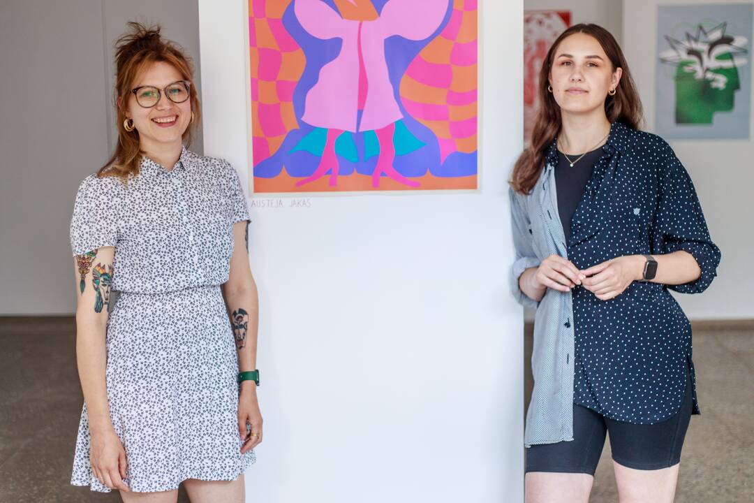 Patogu: Agnė ir Armanda kviečia užsukti į galeriją, kuri dirba po jūsų darbo valandų.
