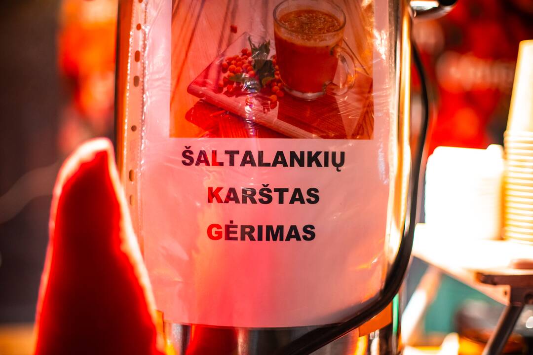 Druskininkuose įžiebta eglutė