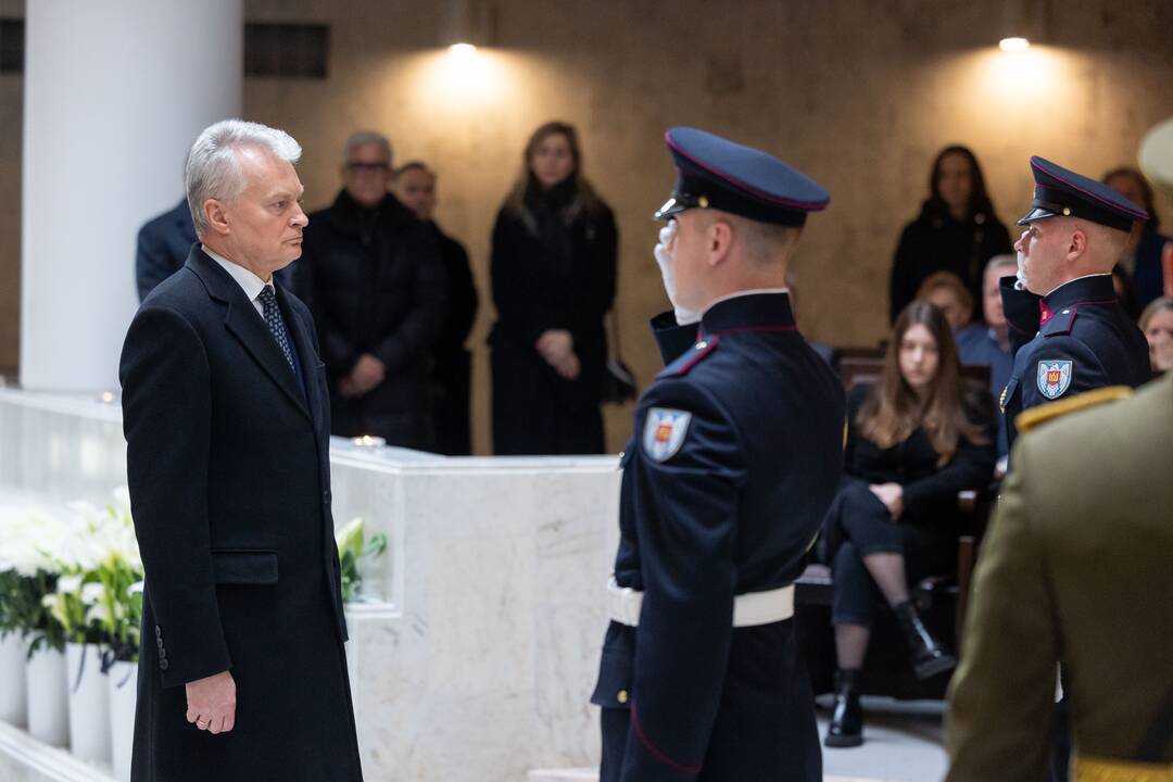 Vilniuje atsisveikinama su G. Kirkilu
