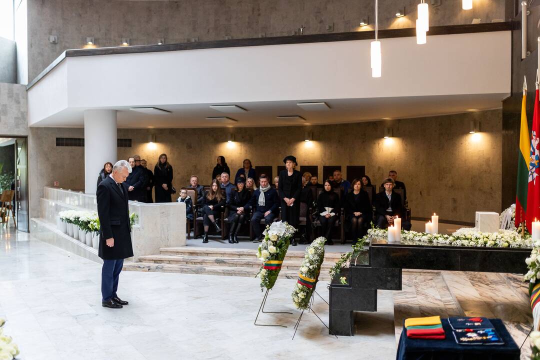 Vilniuje atsisveikinama su G. Kirkilu
