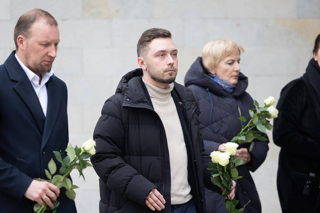 Vilniuje atsisveikinama su G. Kirkilu