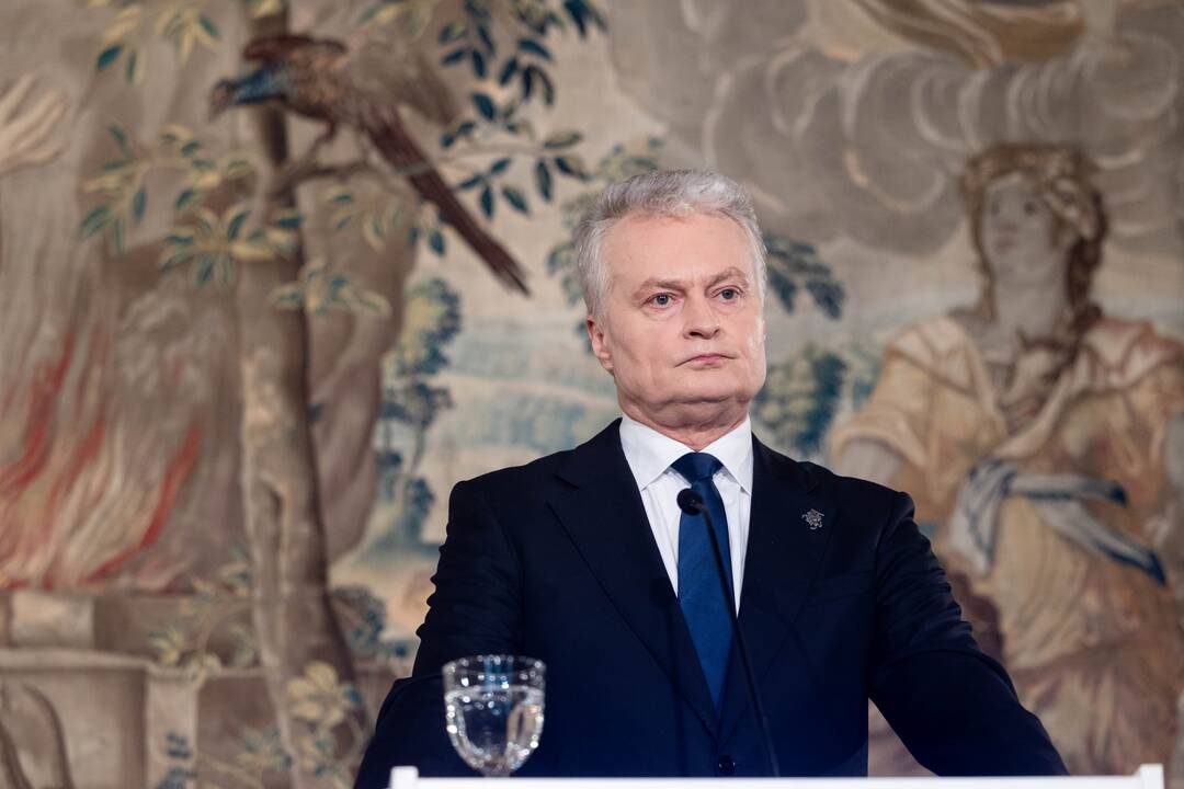 G. Nausėdos porinkiminė spaudos konferencija