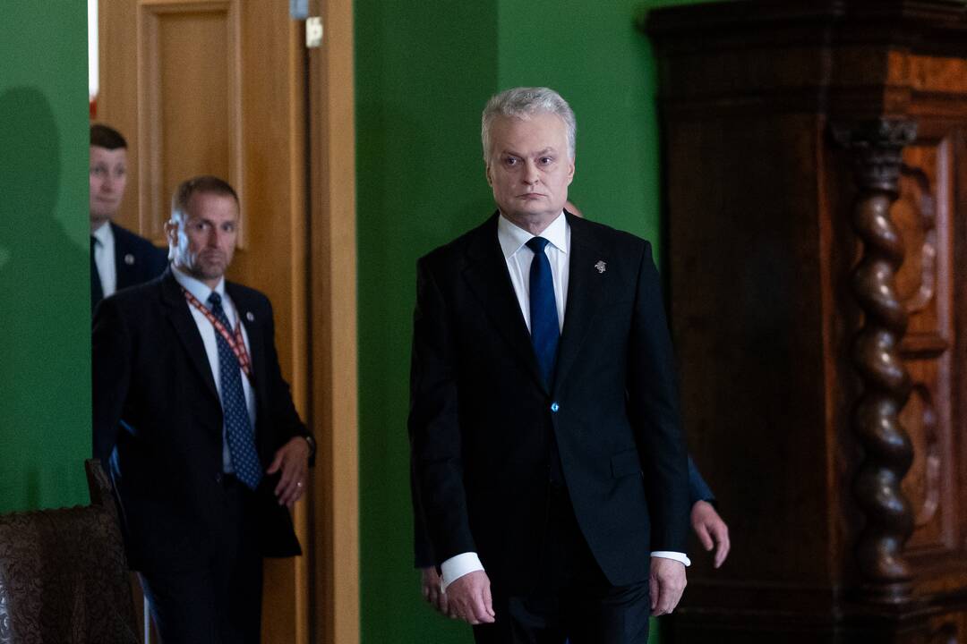 G. Nausėdos porinkiminė spaudos konferencija