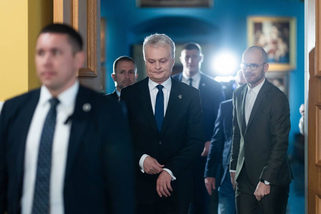 G. Nausėdos porinkiminė spaudos konferencija