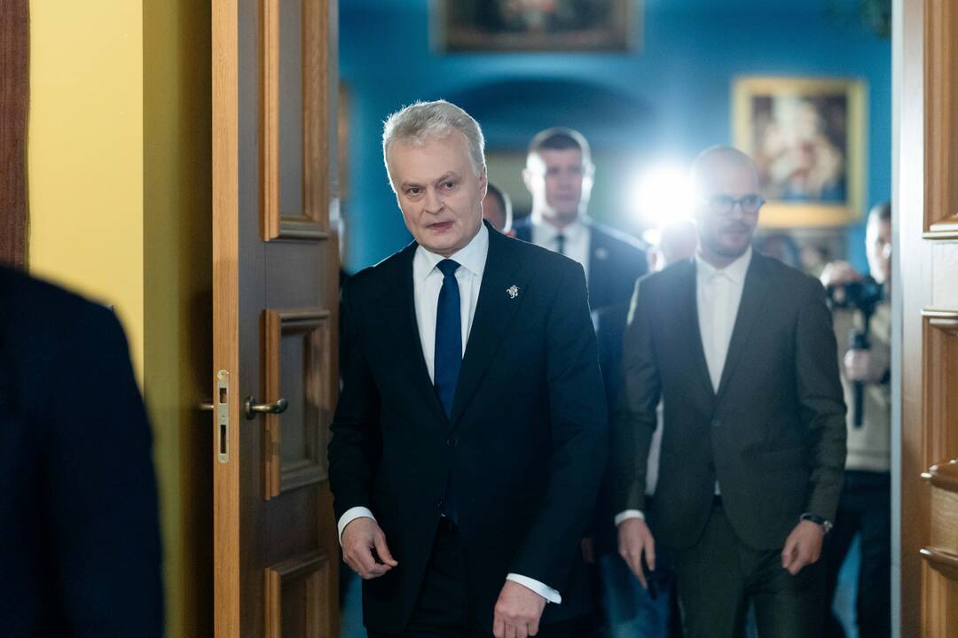 G. Nausėdos porinkiminė spaudos konferencija