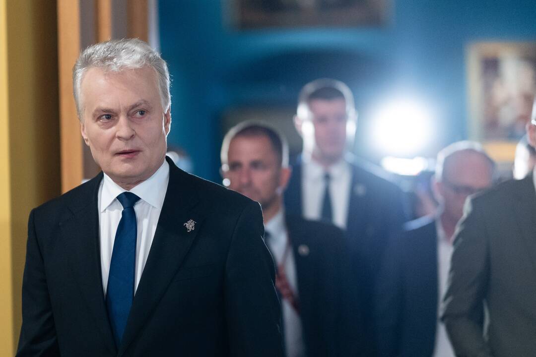 G. Nausėdos porinkiminė spaudos konferencija