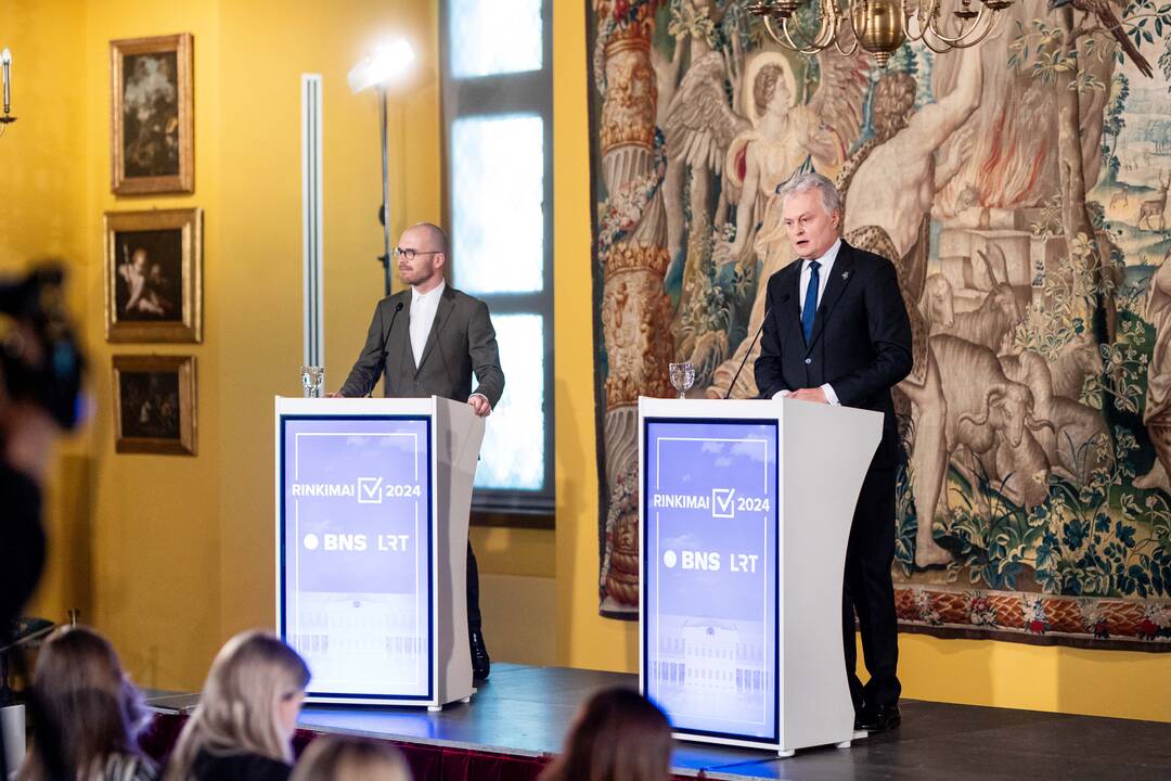 G. Nausėdos porinkiminė spaudos konferencija