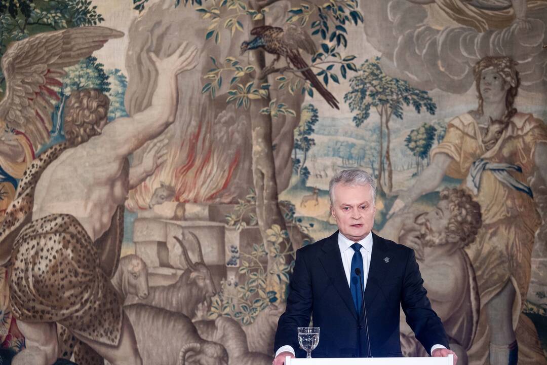 G. Nausėdos porinkiminė spaudos konferencija