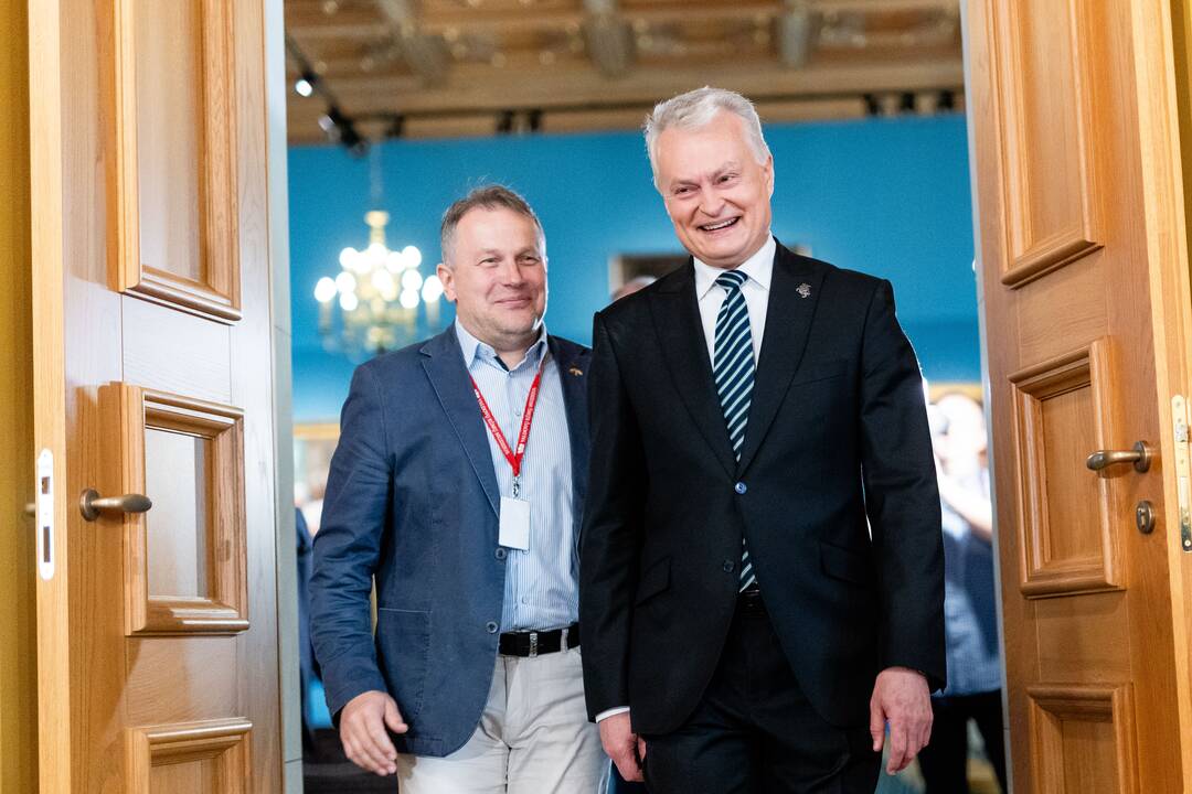G. Nausėdos spaudos konferencija po antrojo prezidento rinkimų turo