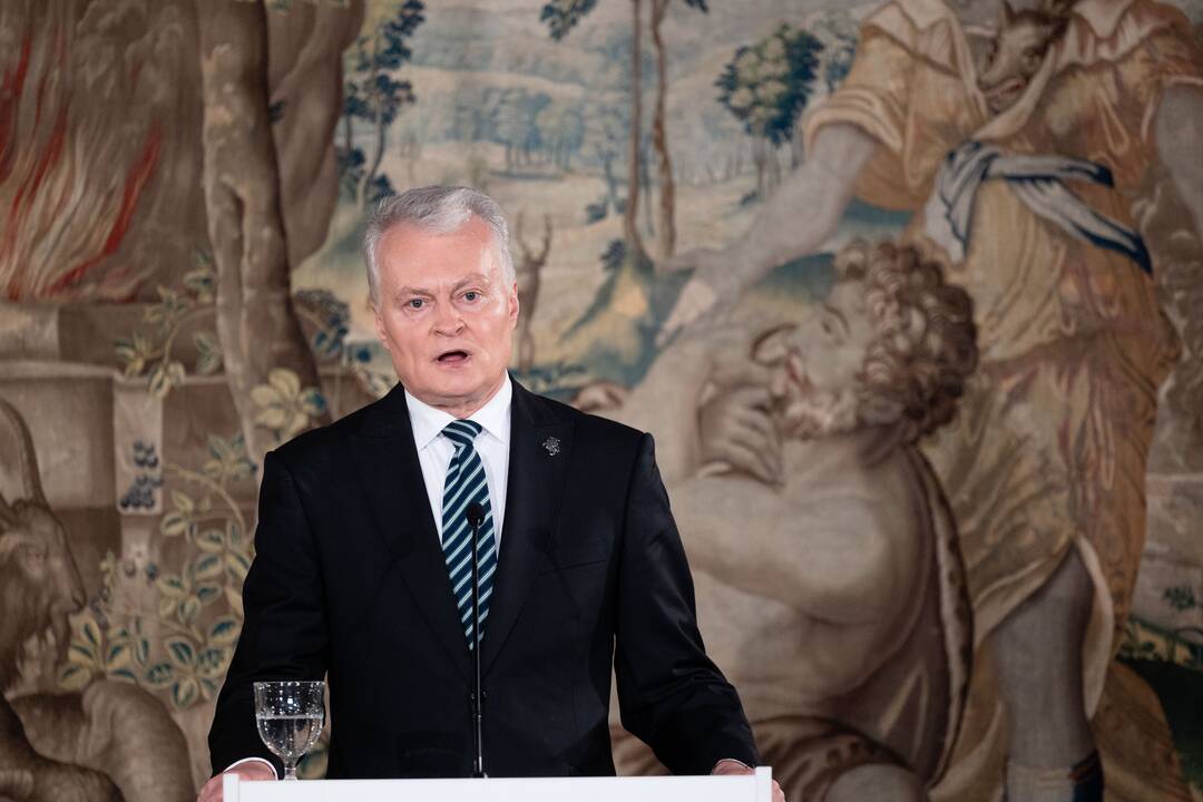 G. Nausėdos spaudos konferencija po antrojo prezidento rinkimų turo