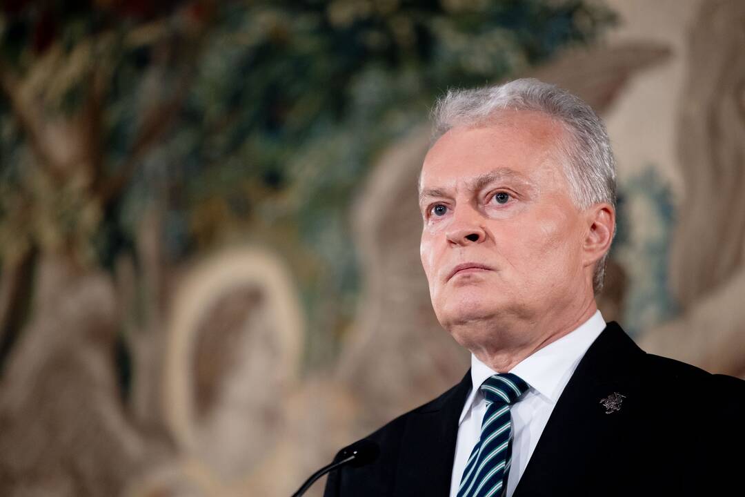 G. Nausėdos spaudos konferencija po antrojo prezidento rinkimų turo