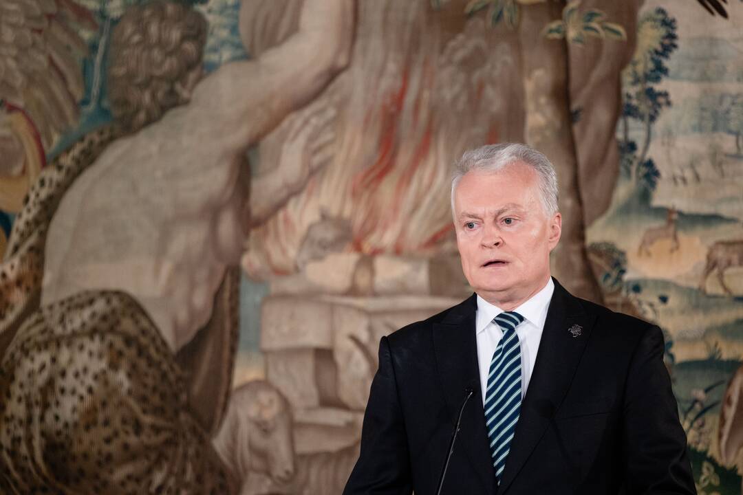 G. Nausėdos spaudos konferencija po antrojo prezidento rinkimų turo