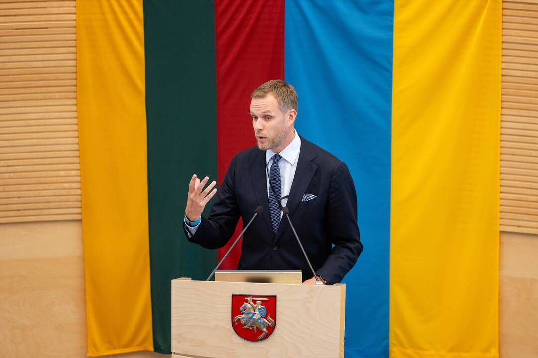 G. Landsbergis atsakė į Seimo narių klausimus dėl vilos Graikijoje