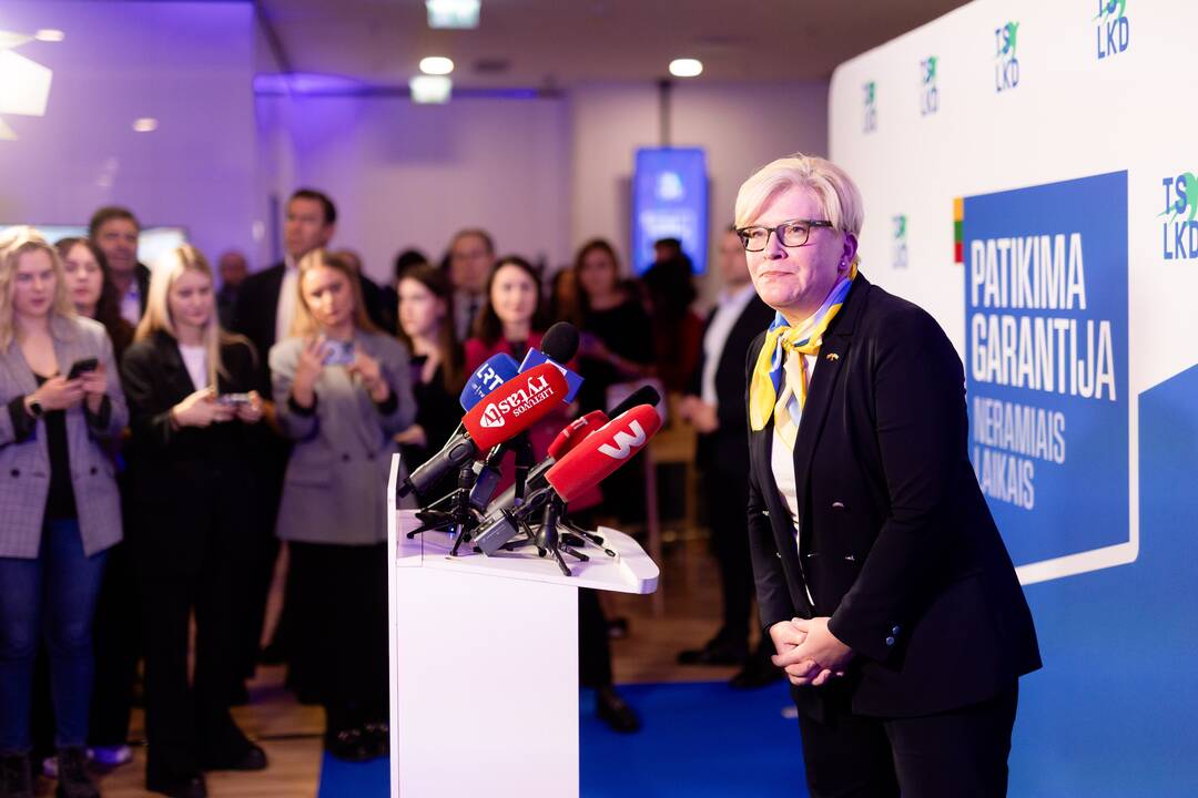 2024-ųjų Seimo rinkimai:  TS-LKD nariai laukia rinkimų rezultatų