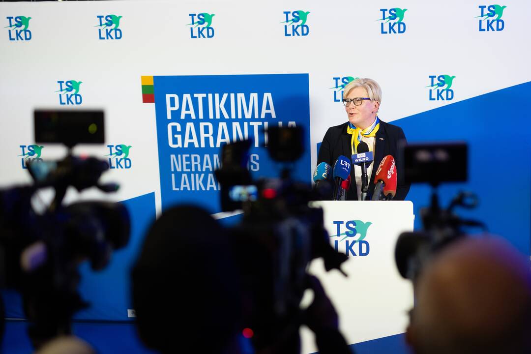 2024-ųjų Seimo rinkimai:  TS-LKD nariai laukia rinkimų rezultatų