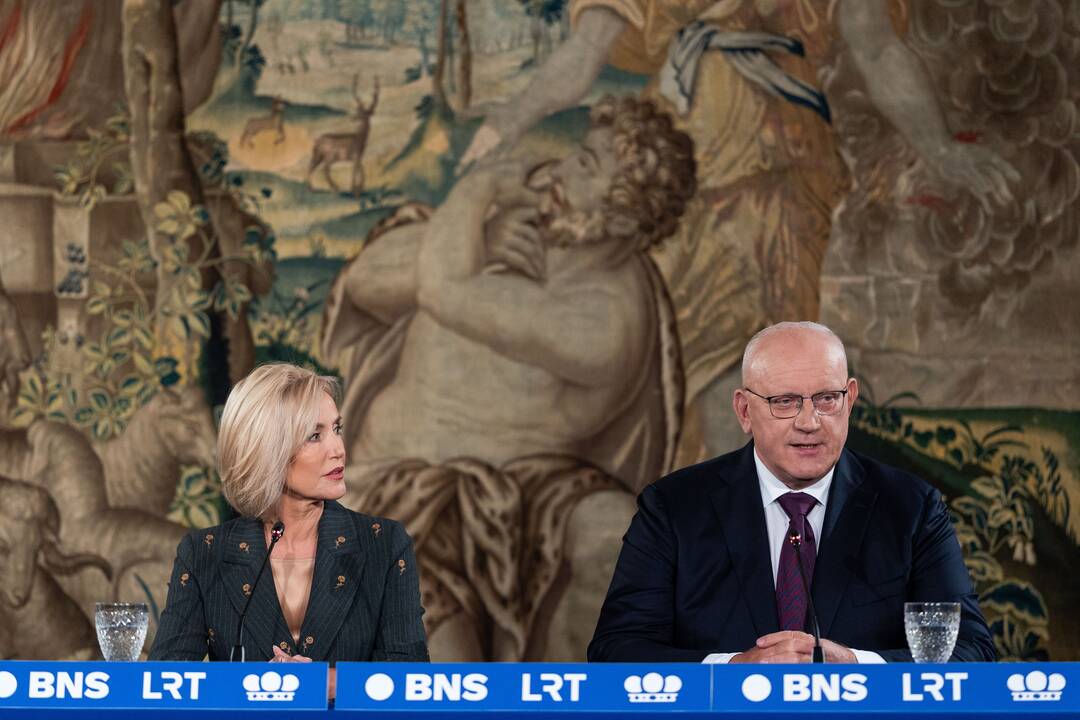2024-ųjų Seimo rinkimai: Ž. ir J. Pinskų spaudos konferencija