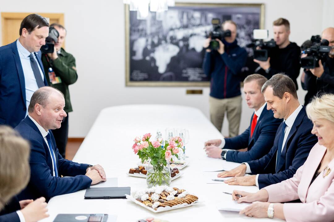 Seime susitiko „Vardan Lietuvos“ ir socialdemokratų partijos