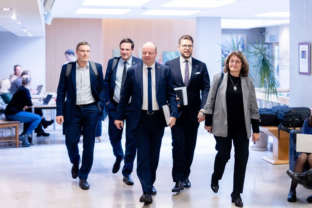 Seime susitiko „Vardan Lietuvos“ ir socialdemokratų partijos
