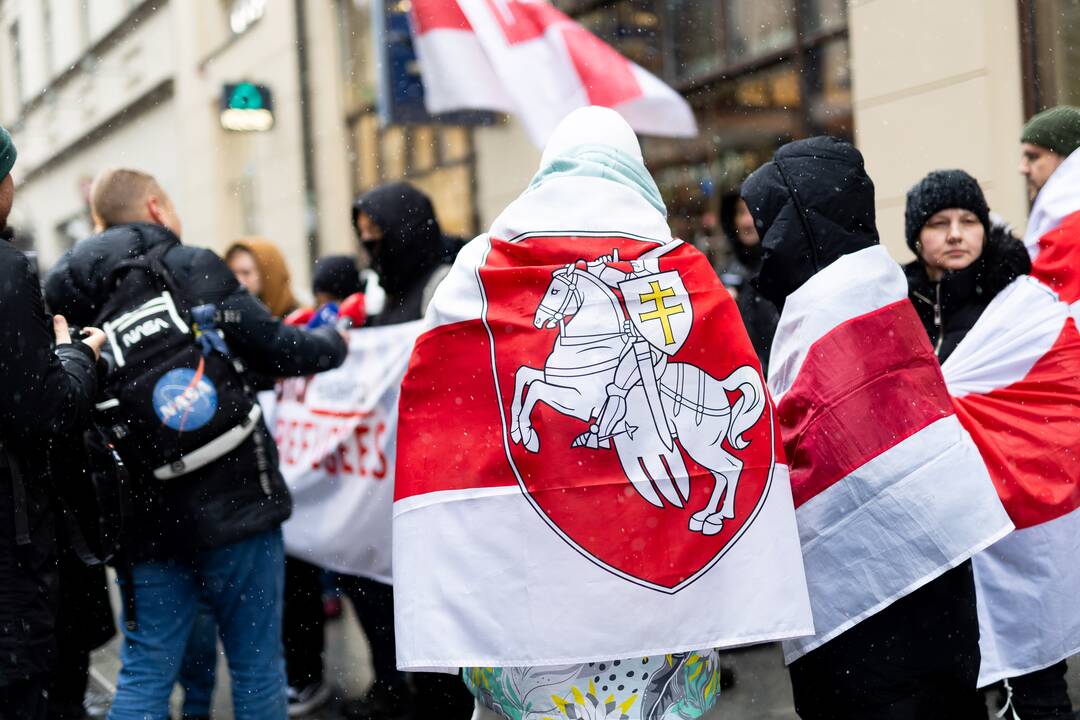 Akcija, skirta apginti už Ukrainą kovojusio baltarusio garbę ir gyvybę