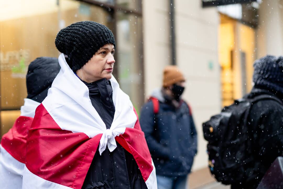 Akcija, skirta apginti už Ukrainą kovojusio baltarusio garbę ir gyvybę