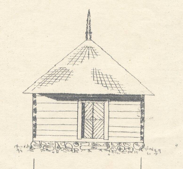 J.Tumas-Vaižgantas 1928 m. sutuokia jaunavedžius