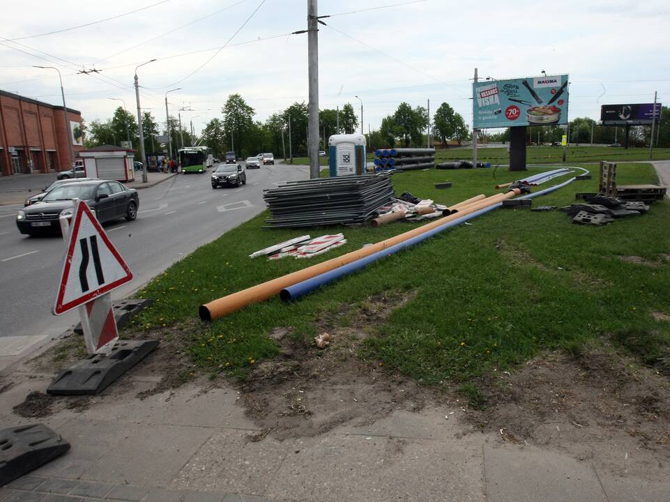 Kauno pilies žiedinė sankryža ruošiama rekonstrukcijai