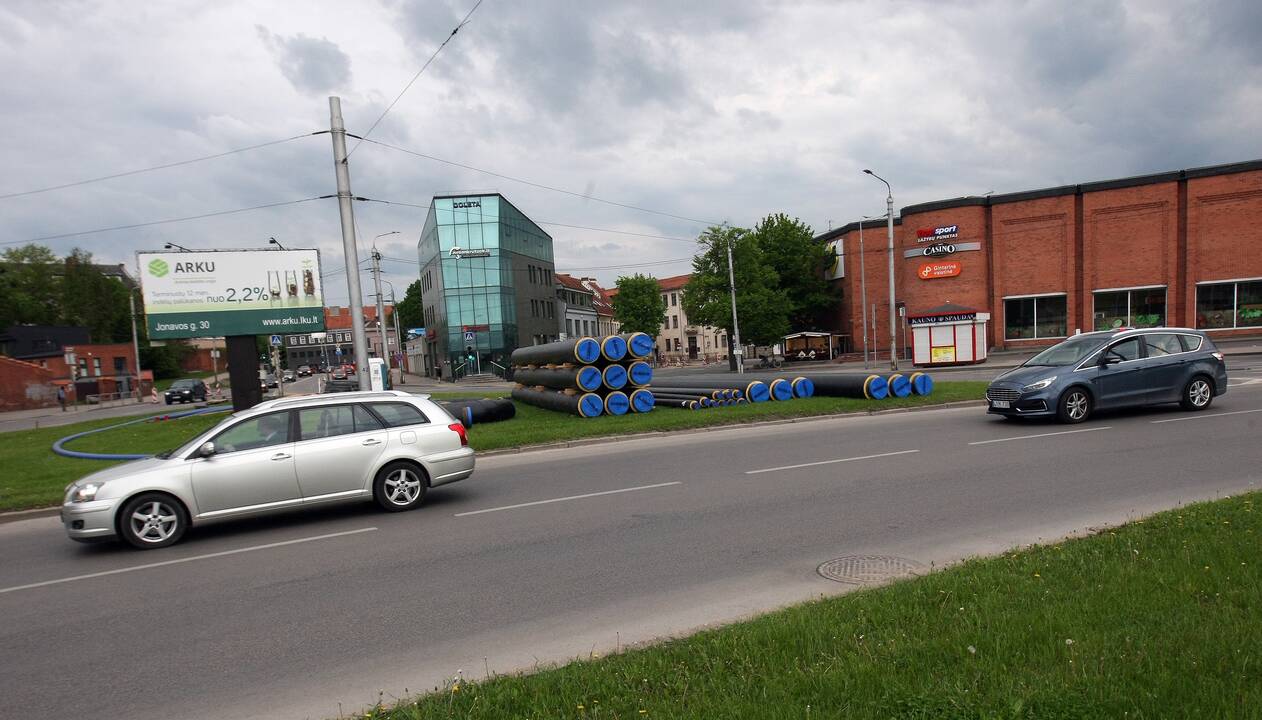 Kauno pilies žiedinė sankryža ruošiama rekonstrukcijai