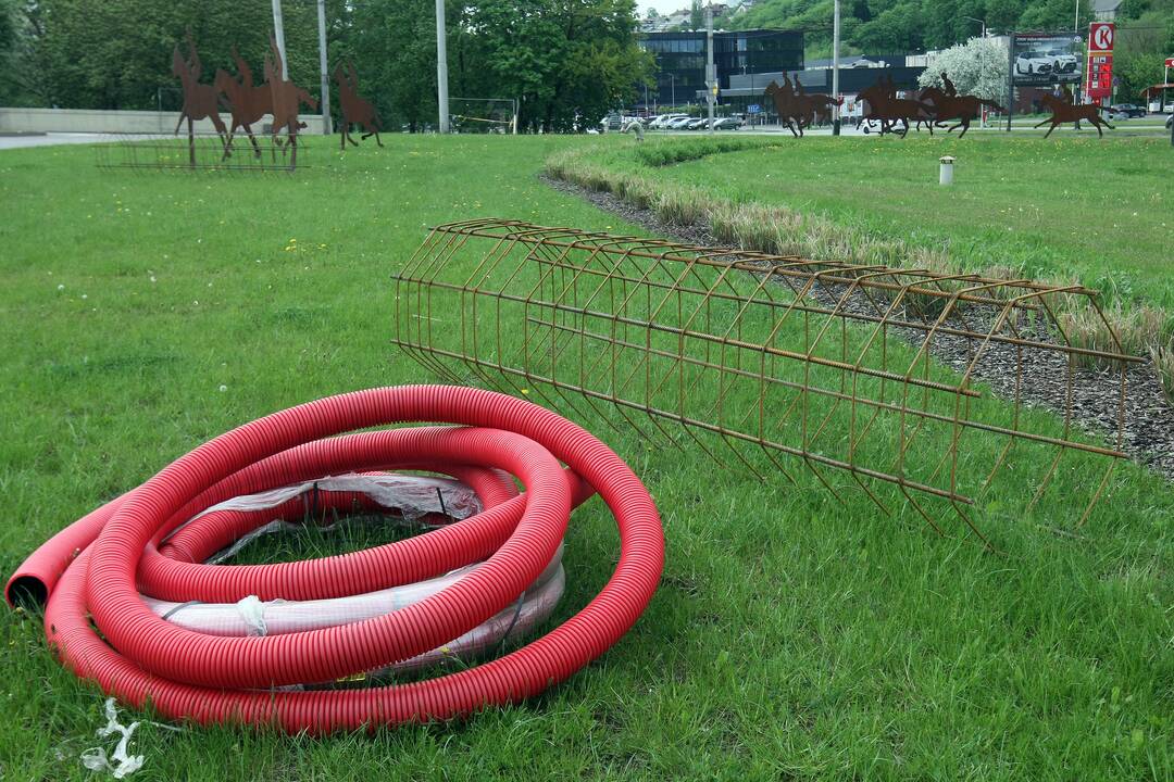 Kauno pilies žiedinė sankryža ruošiama rekonstrukcijai