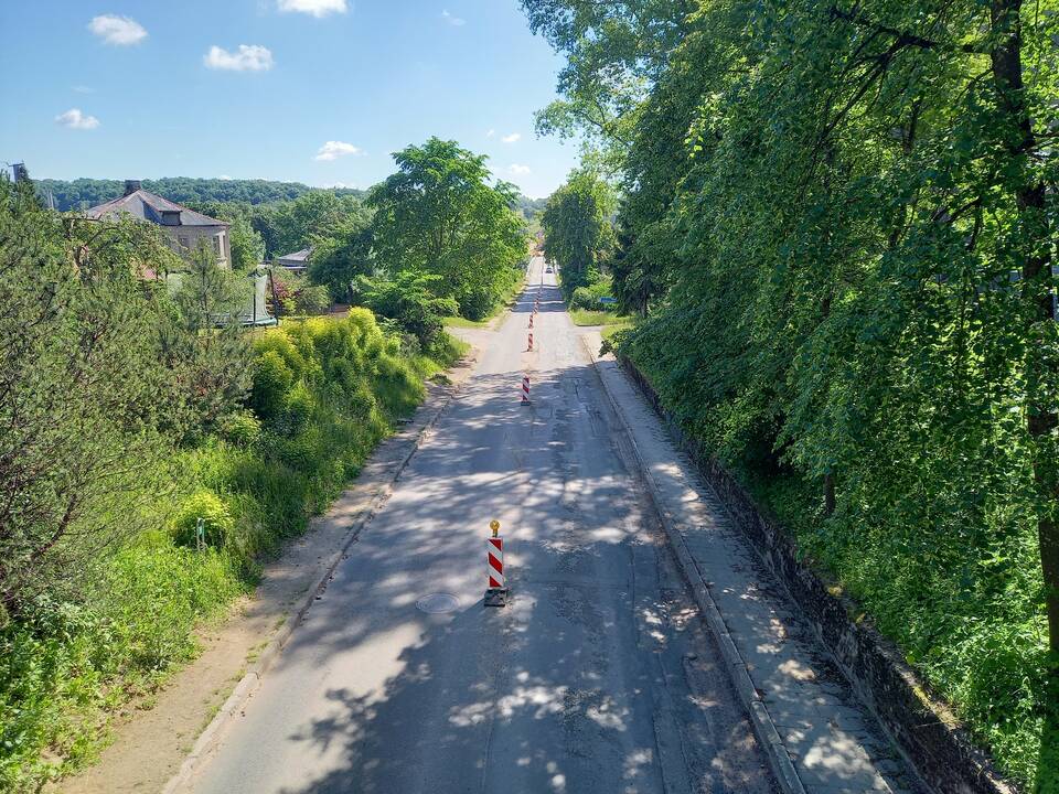 Priekulėje jau išasfaltuotos pagrindinės Klaipėdos ir Žalgirio gatvės. 