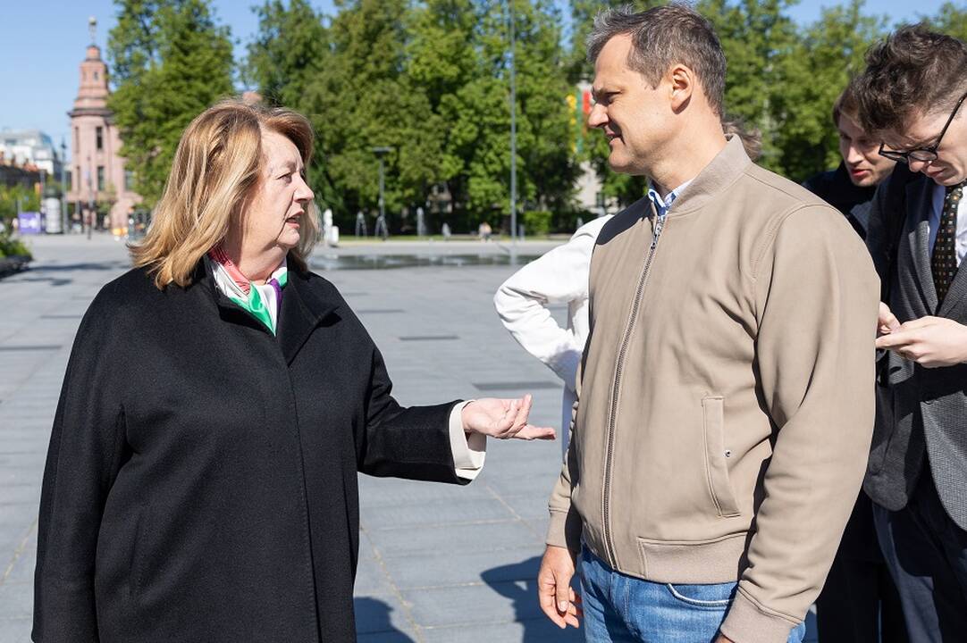 Vilija Blinkevičiūtė ir Gintautas Paluckas