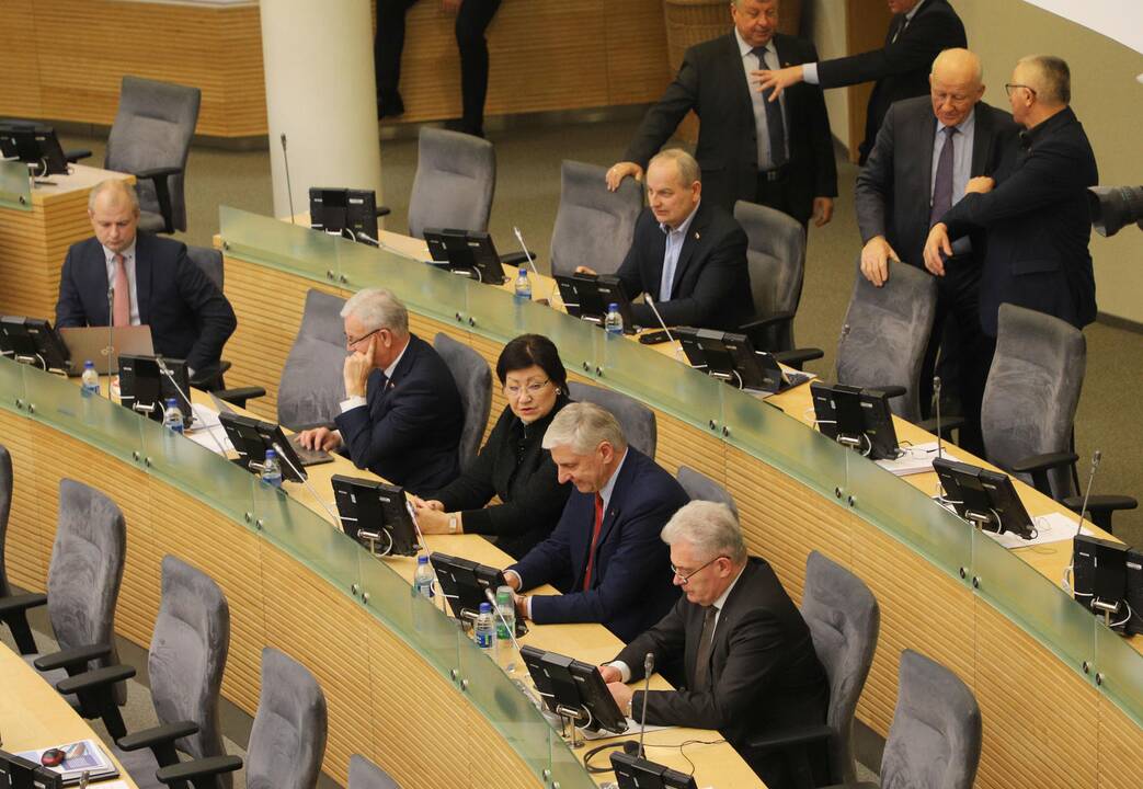 Pirmasis 2020 metų biudžeto projekto svarstymas Seime