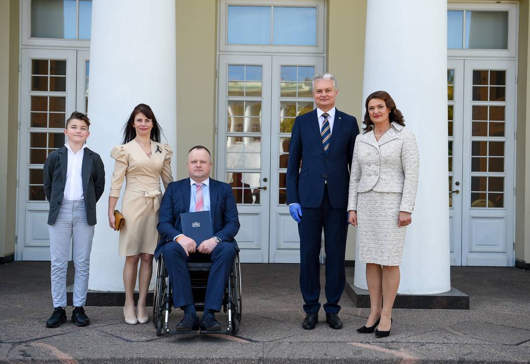 Prezidentas padėkojo tėvams už pavyzdingą tėvystę