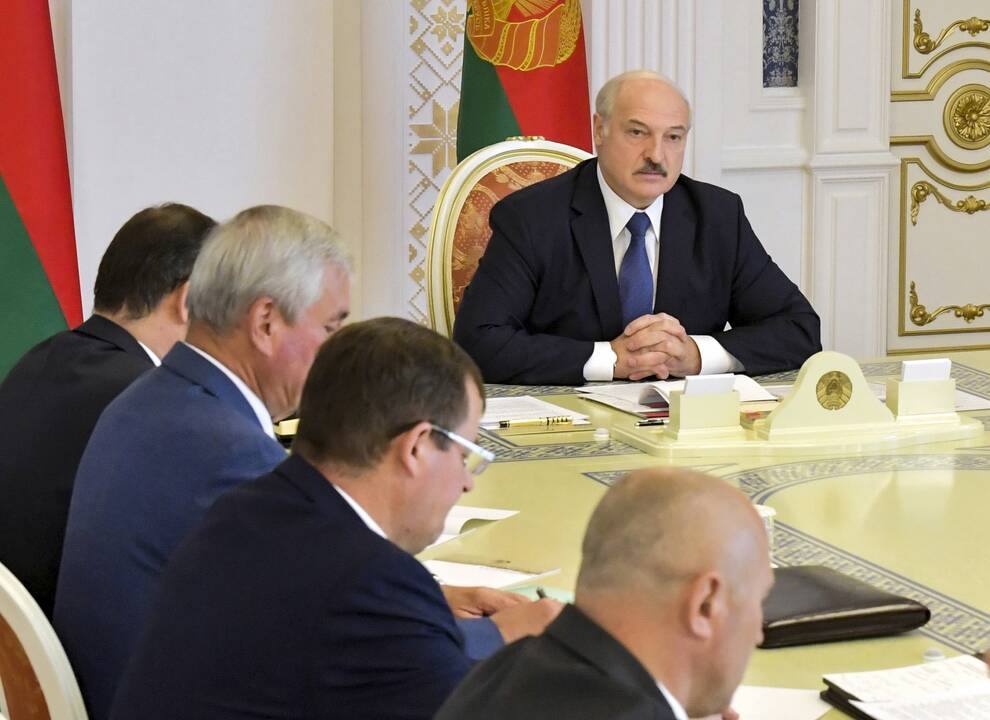 NATO neigia kelianti grėsmę Baltarusijai