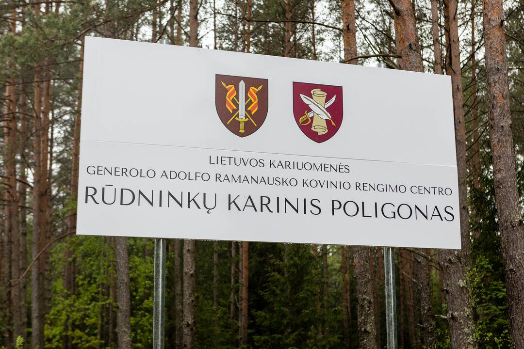 Rūdninkų poligone bus įrengta Sunkiųjų kulkosvaidžių šaudykla