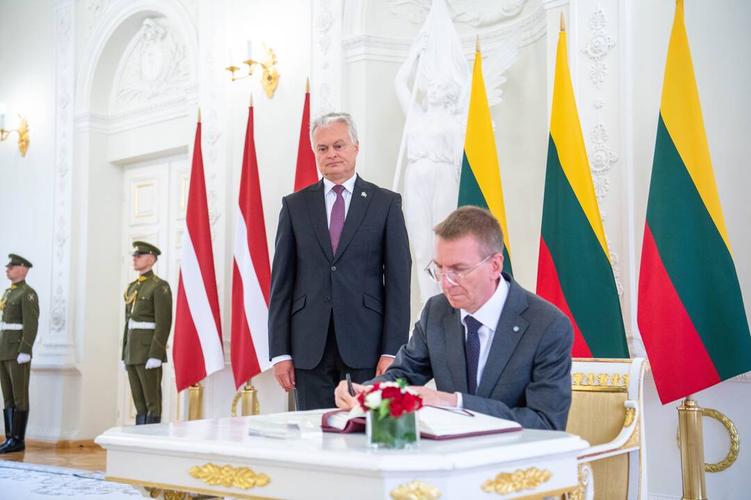 Latvijos ir Lietuvos prezidentų susitikimas