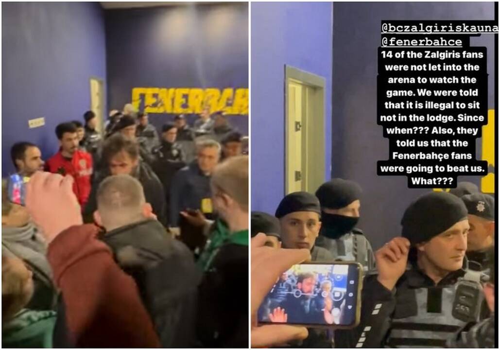 Kauno „Žalgirio“ sirgaliai praneša: Stambule neįleido stebėti rungtynių 