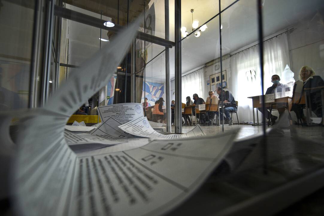 ES smerkia Rusijos pseudoreferendumų Ukrainoje suklastotus rezultatus