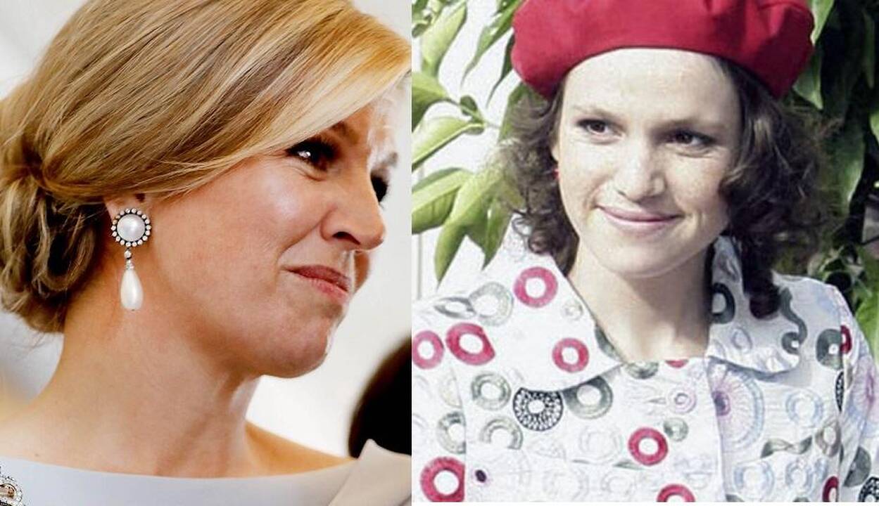 Karalienė Maxima(kairėje) ir Ines Zorreguieta